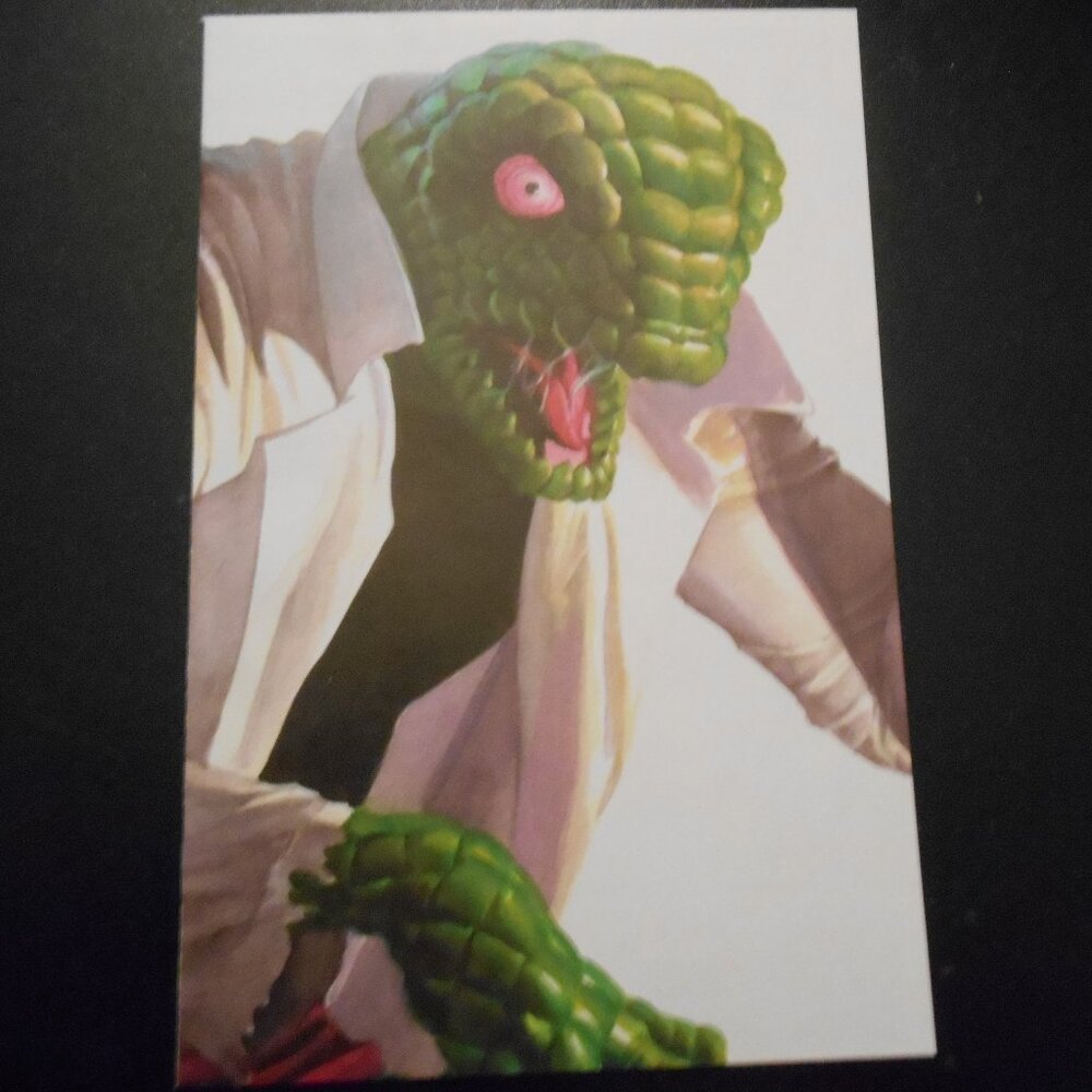 VENOM # 18 ALEX ROSS TIMELESS Lizard Cover ILLUMINATION Part 1 By Al Ewing